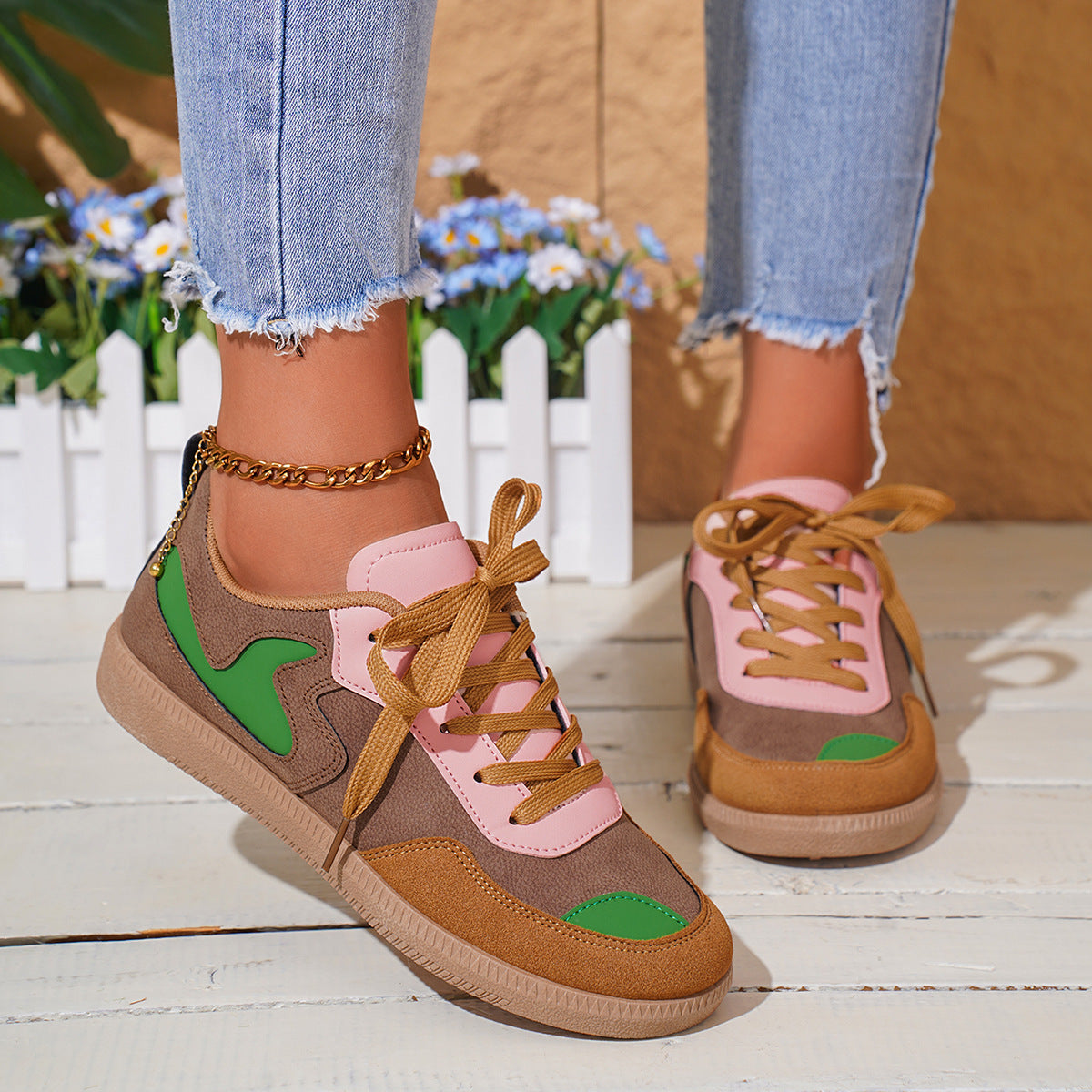 Damen sportliche Sneakers mit individuellem Design und ausgeklügeltem Dämpfungssystem R&B