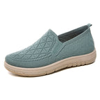 Damen Komfortable Slip-On Freizeitschuhe mit atmungsaktivem Strickdesign R&B