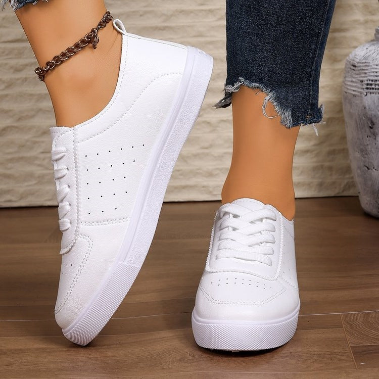 Damen komfortable Sneakers mit atmungsaktiven Perforationen R&B