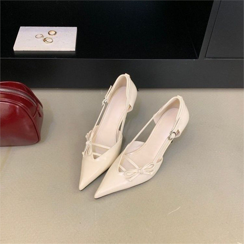 Damen Slingback Pumps mit raffinierter Schleifenverzierung R&B
