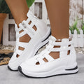 Damen Sportliche Plateausandalen mit verstellbarem Riemendesign R&B
