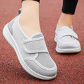 Damen Slip-On Gesundheitsschuhe mit flexiblem Klettverschluss Heidi Mode