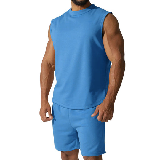Herren sportliches Kurzarm-Set aus atmungsaktivem Material R&B