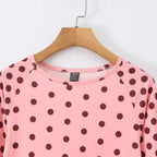 Damen Langarmshirt mit modischem Punkte-Muster R&B