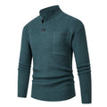 Herren Hochwertiger Pullover mit Modalmuster und Brusttasche R&B