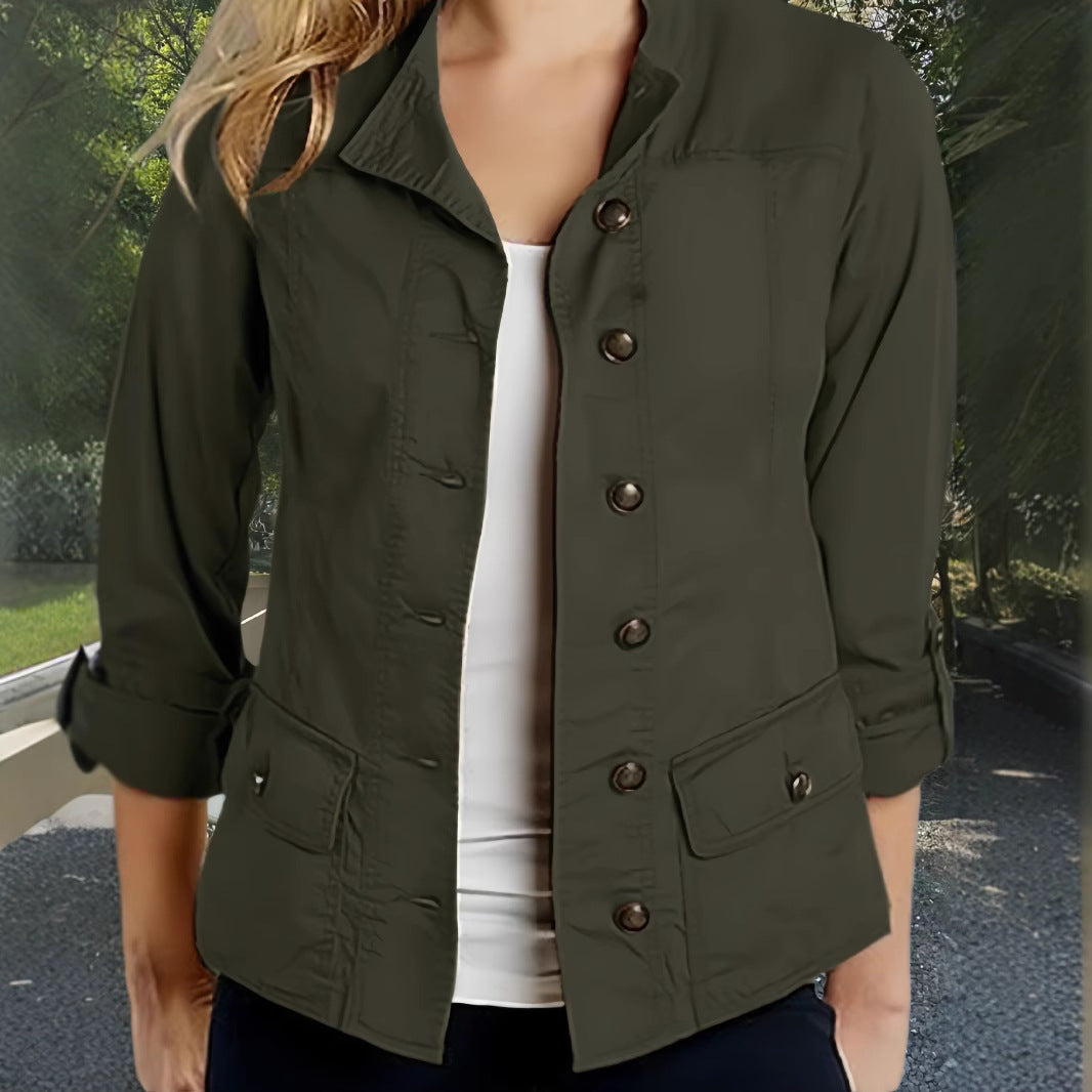 Damen Leichte Sommerjacke mit praktischen Taschen R&B