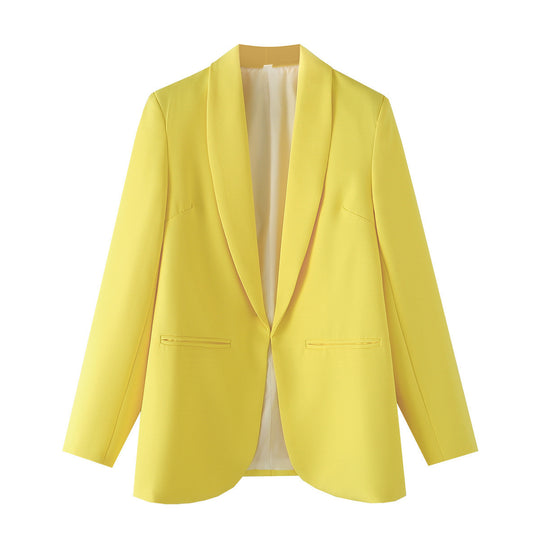 Damen eleganter Blazer mit modernem Schnitt und praktischen Taschen R&B