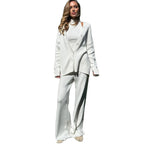 Damen bequemer Strickanzug mit Cardigan R&B