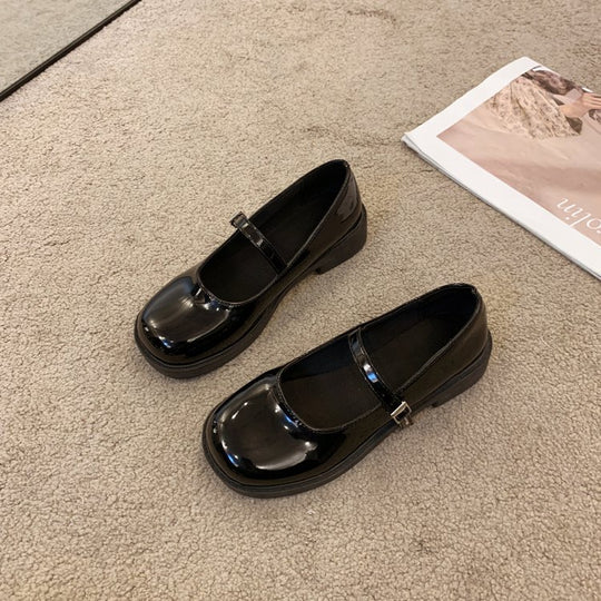 Damen elegante Mary Jane Ballerinas mit praktischen Schnallen und weich gepolsterter Innensohle Heidi-Mode