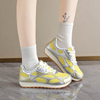 Damen Sportliche Sneaker mit atmungsaktivem Obermaterial und dämpfendem Fußbett R&B