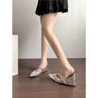 Damen elegante Slingback Ballerinas mit feinem Riemen R&B