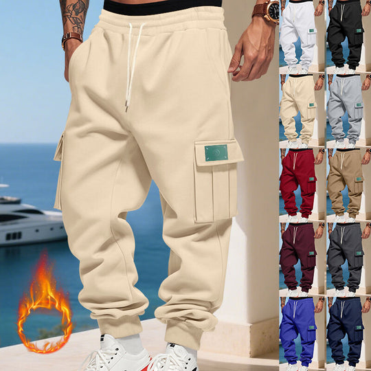 Herren Sportliche Cargo-Hose mit Seitentaschen R&B