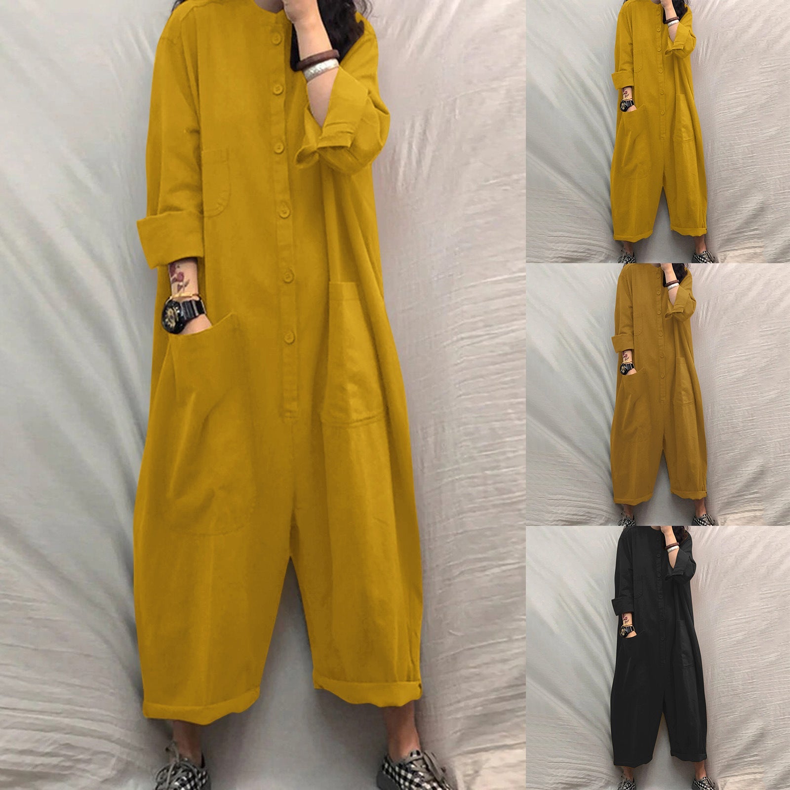 Damen Jumpsuit mit praktischen Taschen und lässigem Schnitt