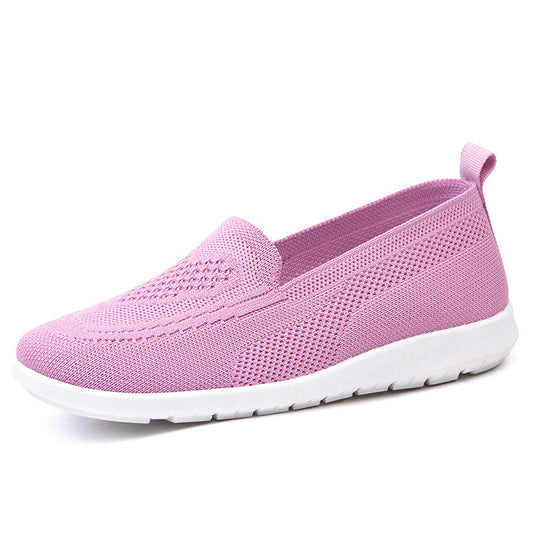 Damen Komfortable Slip-On Freizeitschuhe mit atmungsaktiver Netzstruktur R&B