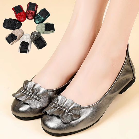 Damen Ballerinas mit dekorativem Schleifenakzent und rutschfester Sohle R&B