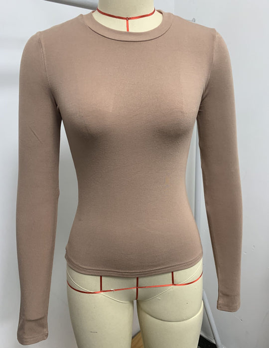 Damen Langarmshirt mit körperbetontem Schnitt R&B
