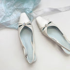 Damen Slingback-Pumps mit elegantem Schleifendetail und geschmackvoller Verzierung