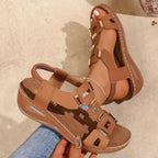 Damen Modische Sandalen mit Sicherheitsverschluss R&B