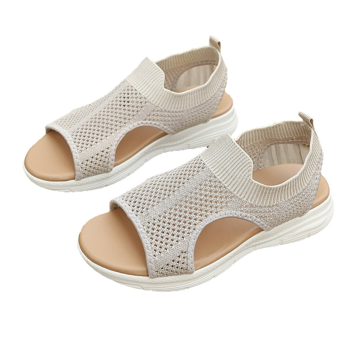 Damen Freizeitsandalen mit atmungsaktivem Obermaterial und rutschfester Sohle R&B