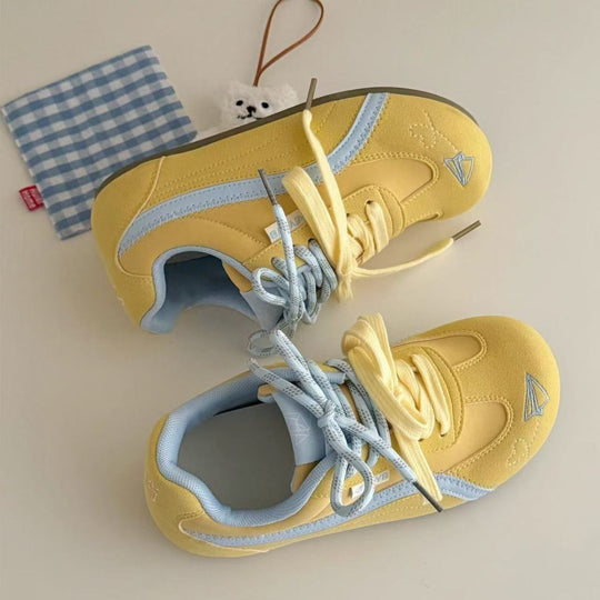 Damen Sportliche Sneakers mit verspieltem Obstmotiv R&B