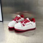 Damen Komfortable Plateau Sneakers mit atmungsaktivem Obermaterial R&B
