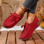 Damen Mokassin-Sneaker mit modernem Schnürdesign und rutschfester Sohle R&B