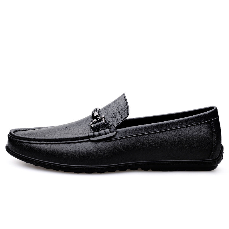 Damen Elegante Mokassins aus hochwertigem Leder mit modischem Schnallenverschluss R&B
