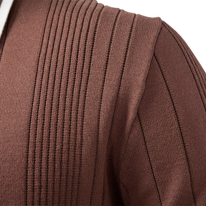 Herren Langarm Polohemd