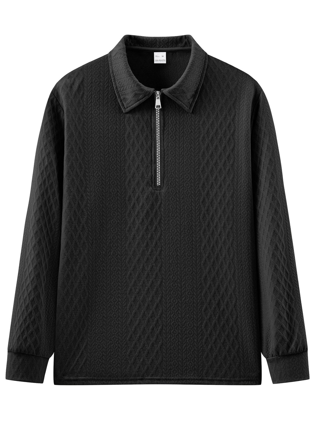 Herren Sweatshirt mit modischem Stehkragen und strukturiertem Design R&B