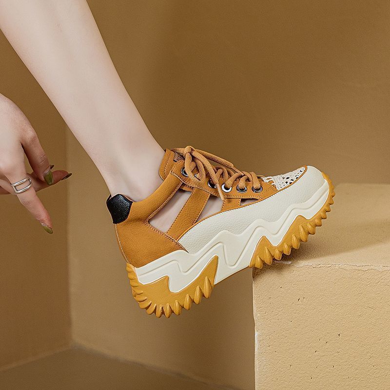 Damen Sportliche High-Top Sneakers mit rutschfester Profilsohle und atmungsaktivem Obermaterial R&B