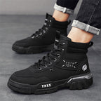 Damen hochschulgeeignete Winterstiefel mit rutschfester Sohle und praktischer Schnürung R&B