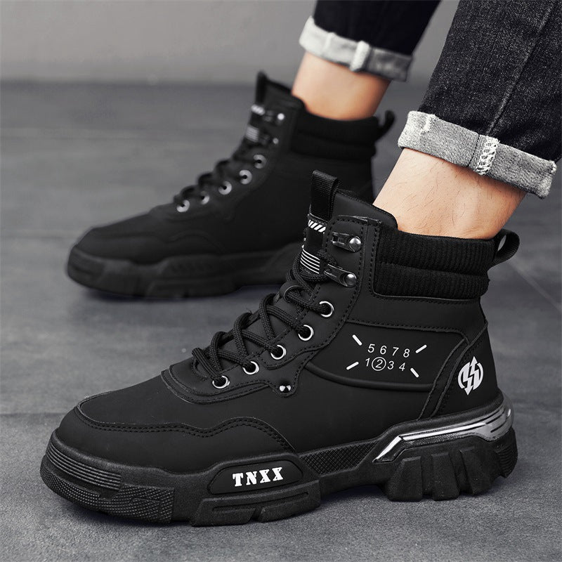Damen hochschulgeeignete Winterstiefel mit rutschfester Sohle und praktischer Schnürung R&B