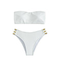 Damen Bandeau-Bikini mit eleganten Details R&B