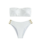 Damen Bandeau-Bikini mit eleganten Details R&B