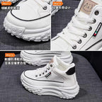 Damen Hohe Plateau Sneakers mit trendiger Silhouette und rutschfester Sohle