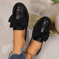 Damen elegante Slipper mit modischer Schleifenverzierung R&B