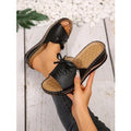 Damen Komfortable und stilvolle Mules mit raffiniertem Schleifendetail R&B