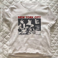Damen Grafik T-Shirt mit kreativem New York City Motiv R&B