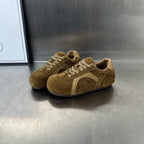 Damen Sportschuhe aus weichem Wildleder mit atmungsaktiver Mesh-Einsatz R&B