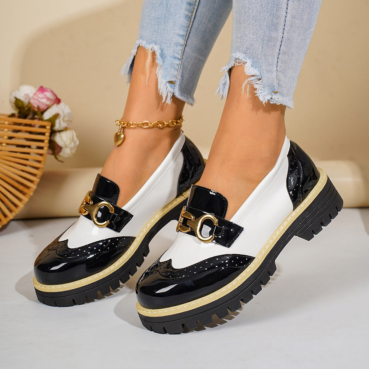 Damen Clogs im eleganten Design mit luxuriösen Akzenten
