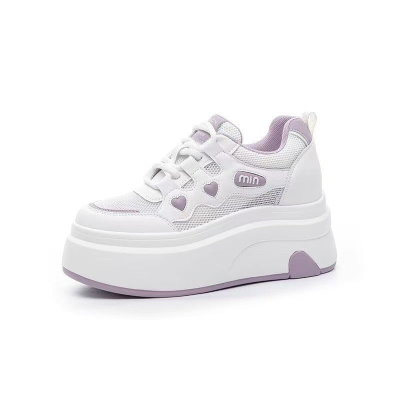Damen Plateausneakers mit trendigem Design und komfortabler Dämpfung