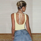 Damen Elegantes Crossover-Oberteil R&B