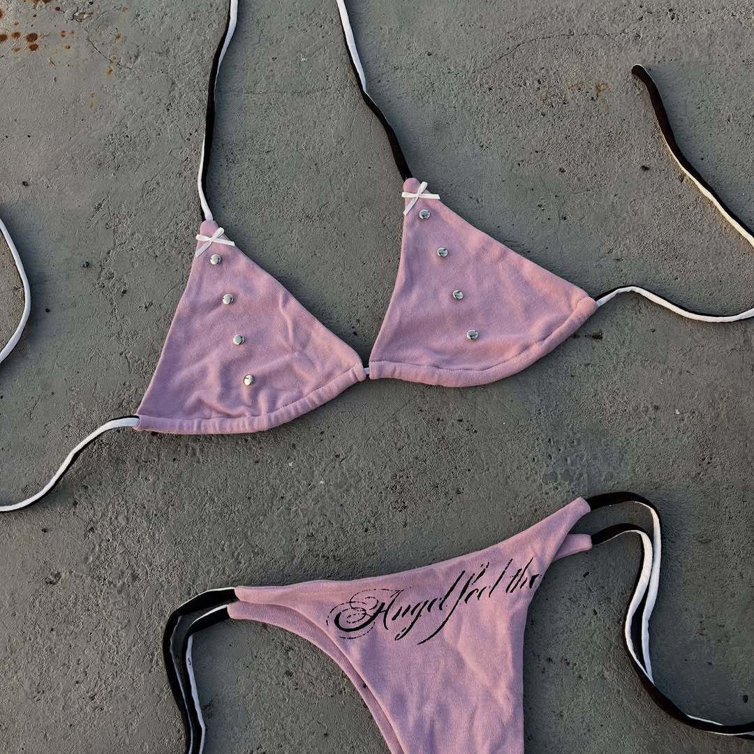 Damen verführerisches Bikini-Set mit einzigartigen Akzenten R&B