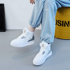 Damen warme High-Top Sneakers mit kuscheligem Innenfutter R&B