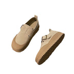 Damen modische Komfort-Sneaker mit verstellbarem Schnallenverschluss R&B