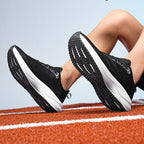 Damen Sportliche Laufschuhe mit atmungsaktiver Mesh-Oberfläche und dynamischem Dämpfungssystem