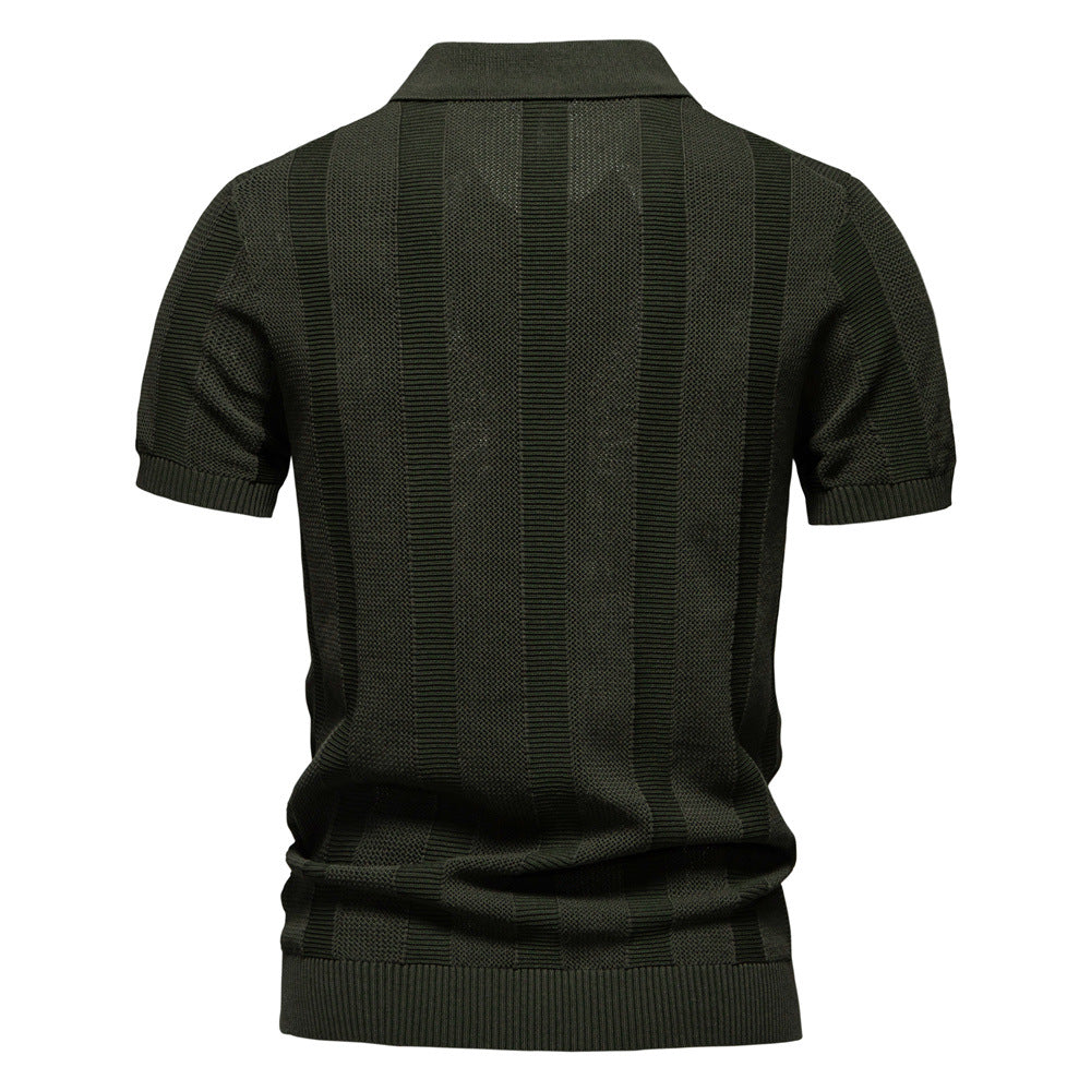 Herren Poloshirt mit strukturiertem Design und hochentwickeltem Tragekomfort