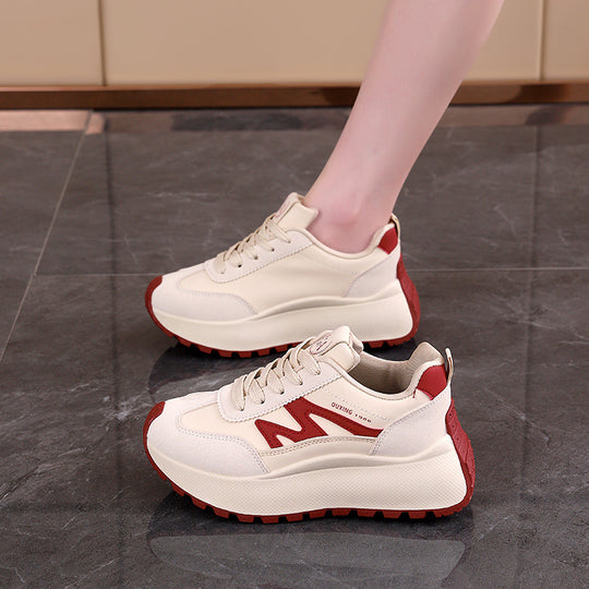 Damen sportliche Sneakers mit dämpfendem Fußbett und rutschfester Sohle R&B