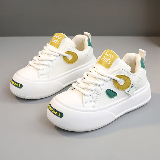 Damen modische Sneakers mit stylischem Farbkontrast und gepolsterter Laufsohle R&B