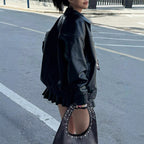 Damen Modische jacke im trendigen Oversized-Stil R&B